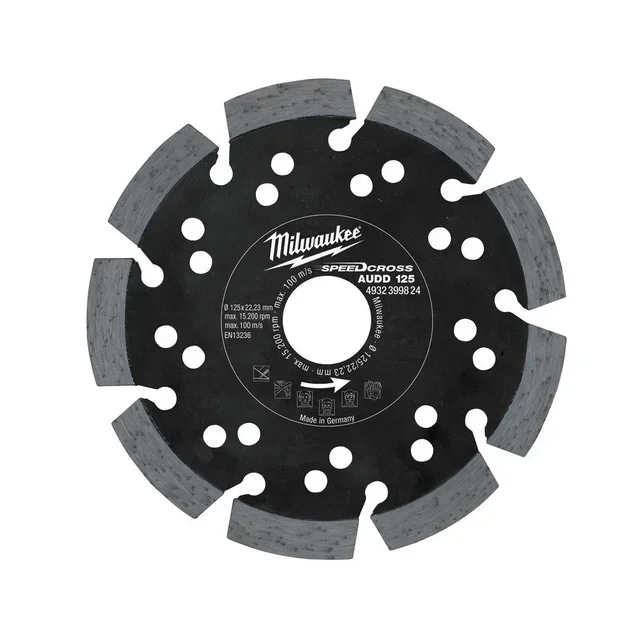 Disque coupe Speedcross AUDD Milwaukee 49323998 béton dur