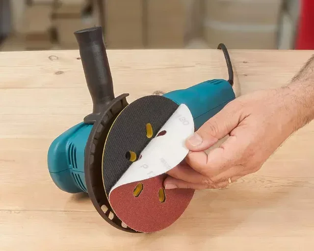 Disco abrasivo velcro Ø150 mm Grana 80 VIRUTEX - Confezione 50 pezzi