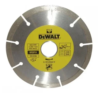 DEWALT DT37 Segmented Diamond Blade 22.2mm Concrete Cutting Disc
