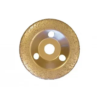 Disque abrasif carbure tungstène doré EDMA 125 mm grain 92 multi-matériaux