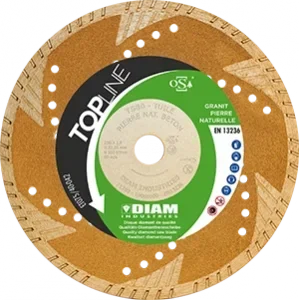 Disque diamant Ø 230 mm DIAM - Coupe pierres naturelles, tuiles et béton