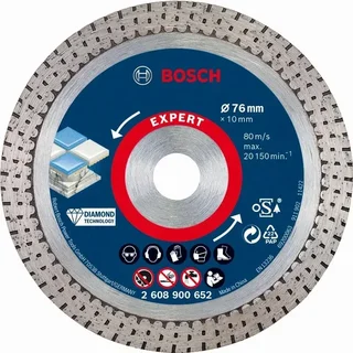 Disque Diamant BOSCH Expert Hard Ceramic 76mm Coupe Carrelage