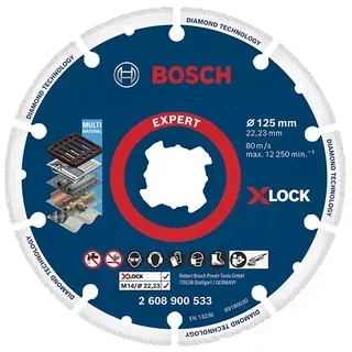 Disque diamant Bosch Expert 26089005 coupe métal X-LOCK M14 22mm