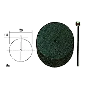 Disques tronçonner corindon PROXXON 50mm métal lot 5