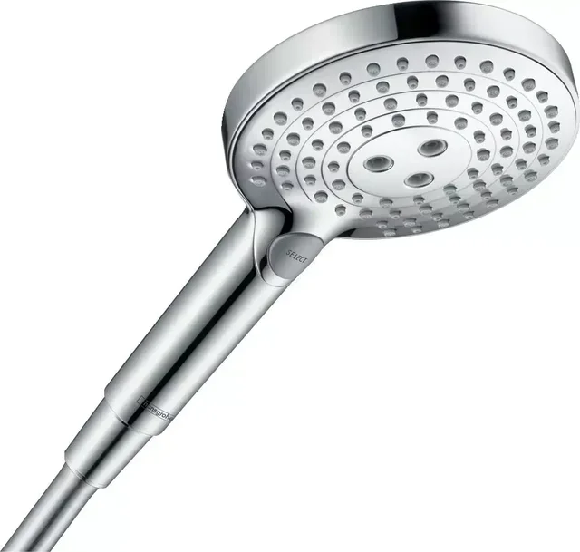 Douchette à main PowderRain 120mm 3 jets chromée - Hansgrohe 26014000