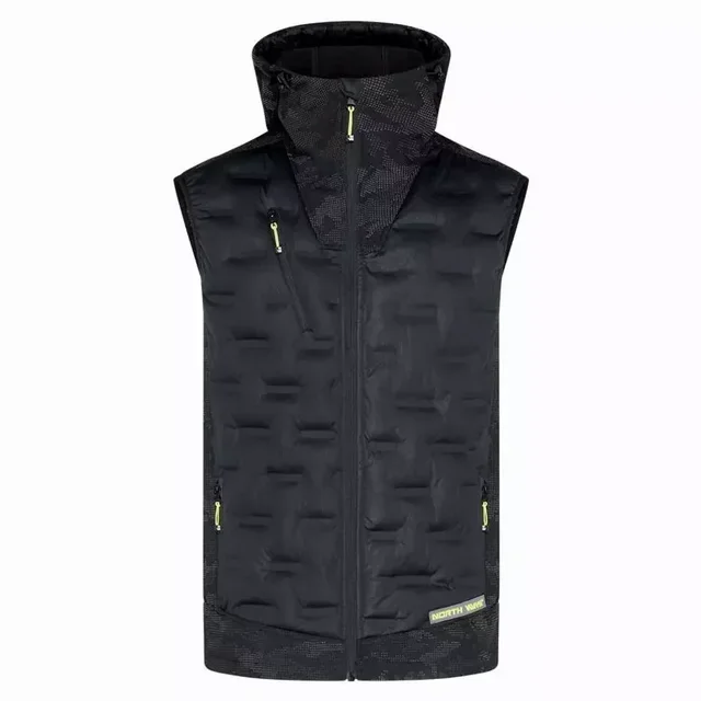 Doudoune sans manche North Ways Barres 1104 - Veste matelassée légère professionnelle avec capuche