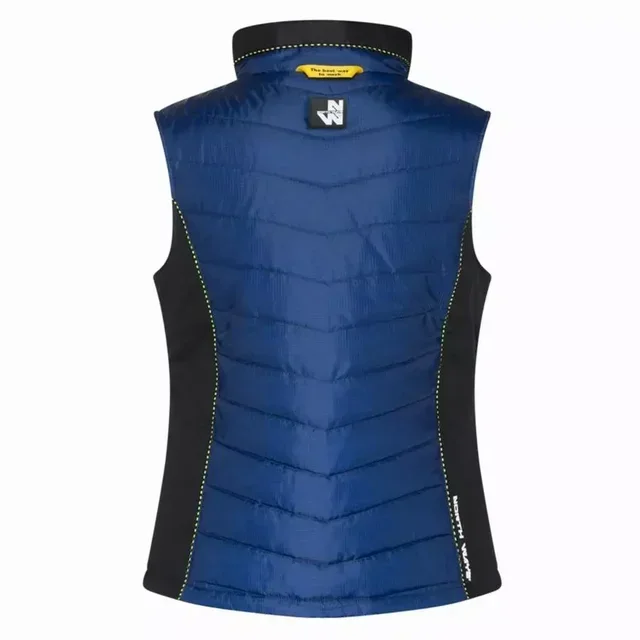 Doudoune sans manches femme NORTH WAYS Constance 1575 marine jaune fluo