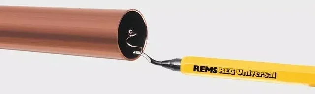 REMS REG Universal 113910 R Electric Pipe Deburrer for Copper Steel Brass Aluminum