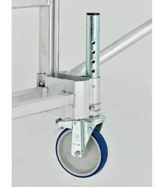 Échafaudage télescopique TUBESCA X'Tower 4m aluminium pliable roulant professionnel