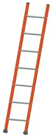 Échelle professionnelle Tubesca 2m41 acier aluminium chantier NF EN 131