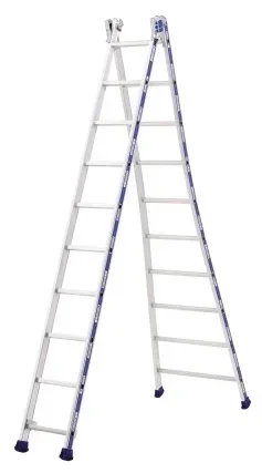 Échelle transformable aluminium Tubesca Platinium 2 plans 6m professionnelle