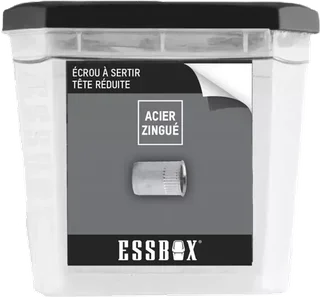 Écrou cranté ESSBOX SCELL-IT M5 tête réduite - Boîte 650 pièces