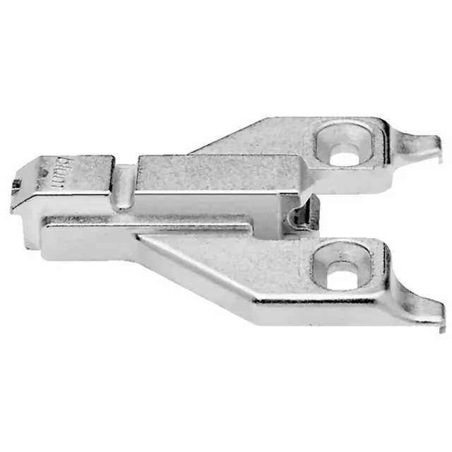 Embase fixation clip plaque cadre 175L660 LMC nickelée zamack