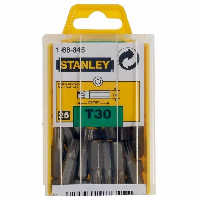 Torx T30 screwdriver bit 25 mm set 25 pieces professional