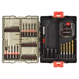 Facom EN.1J50PB Impact Screwdriver Bit Set 50 Pieces - Torx, Phillips, Pozidriv, Hex