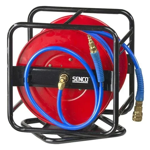 Enrouleur tuyau air comprimé SENCO 30m 8mm pivotant 360° - Réf. 4000730