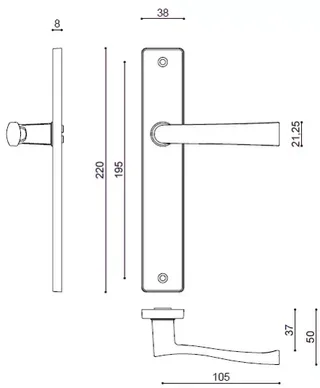 Conjunto sofá 2 plazas + sillón cuero vacuno auténtico EnsembleFLEX 206