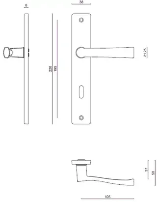 Conjunto sofá 2 plazas + sillón cuero vacuno auténtico EnsembleFLEX 206
