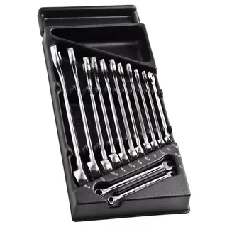 Set 440 chiavi combinate FACOM pollici 4 pezzi MOD.440-4PB - Vassoi termoformati compatibili con armadi CHRONO JET