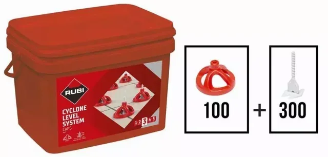 Kit nivellement Cyclone 1,5mm carrelage RUBI 35964 - Système pose carreaux