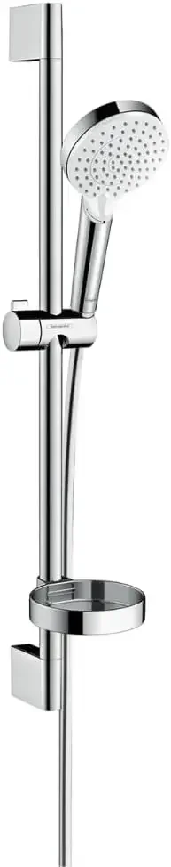 Ensemble douche Hansgrohe Crometta Vario barre 65 cm blanc chromé