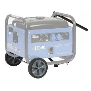 Kit brouette SDMO 2-3 kW RO6 roues increvables 187 mm