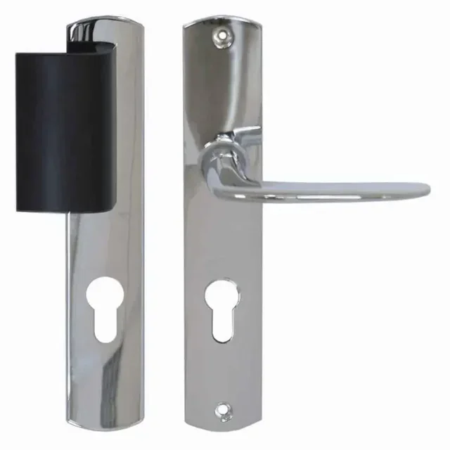 Poignée porte EURO WALE chrome brillant 195 mm - 10107