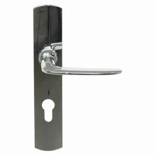 Poignée porte EURO WALE chrome brillant 195 mm - 10107