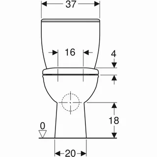 Pack Inodoro Geberit Bastia Rimfree 6L sin reborde suelo