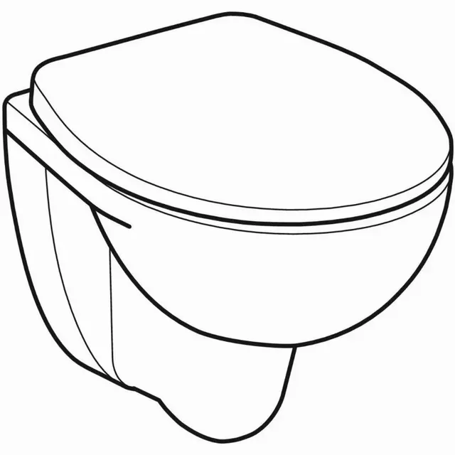 Pack Inodoro Suspendido Geberit 501.894.00.1 Bastia Compact Rimfree con Tapa