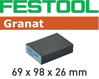 Éponge abrasive FESTOOL ponçage bois vernis humide sec