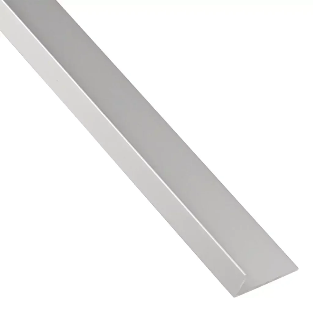 Équerre aluminium asymétrique 40x20x2 mm anodisé argent 2 m DUVAL BILCOCQ