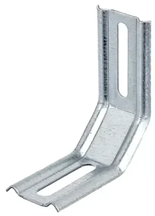 Équerre 3 pans 45° 70x72x30 mm galvanisée Alberts 341350