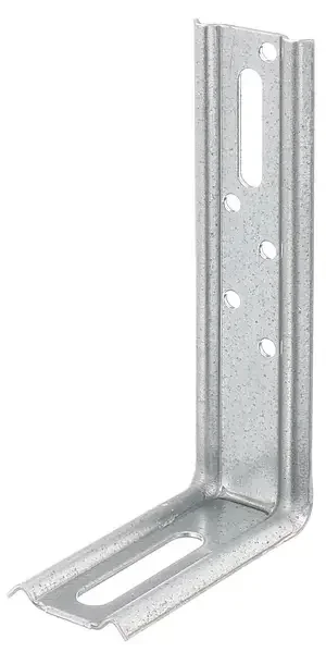 Équerre à deux pans 90° 120x70x30 mm galvanisée Alberts