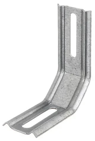 Équerre à 3 pans 45° galvanisée Alberts 341367 80x72x30 mm