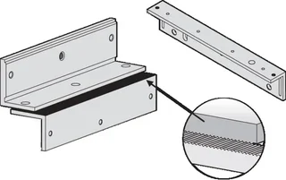 Staffe angolari L+Z EFF EFF LZ300 - Capacità 300 kg sicurezza anta