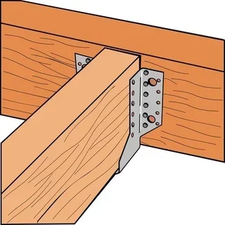 Simpson SAE440/76/2 Wood Connector Angle Bracket - 440x76mm Galvanized Steel 2mm - Heavy Duty Timber Framing Hardware