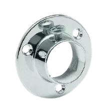 Équerre renfort latérale MANART M724/25CR tube rond chromé 25 mm zamak