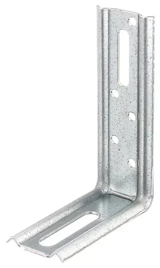 Équerre à 2 pans 90° galvanisée 100x70x30 mm Alberts 339937