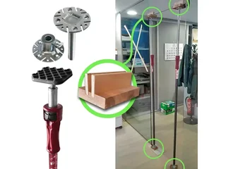 Teleskopstütze TopP1 60-100 cm 300 kg 3. Hand Rigipsstütze Robust