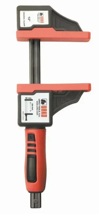 Étau coaxial URKO 1615 - Serrage parallèle 80mm - Outil précision