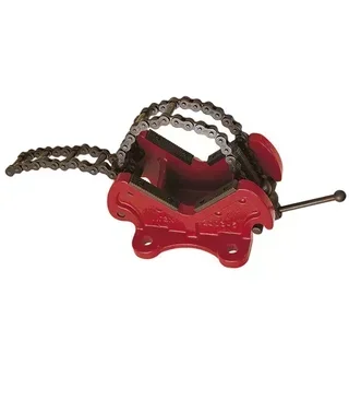 Étau à double chaîne VIRAX 200350 2.1/2" - 12" fonte acier traité