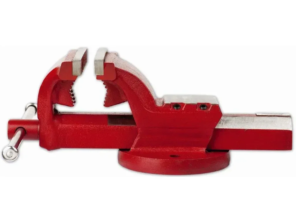 Étau d'établi Piher 55200 100 mm mors tubes acier forgé guide carré