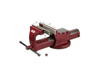 Tornillo de Banco Piher 55200 100 mm Mordazas Tubos de Acero Forjado Guía Cuadrada