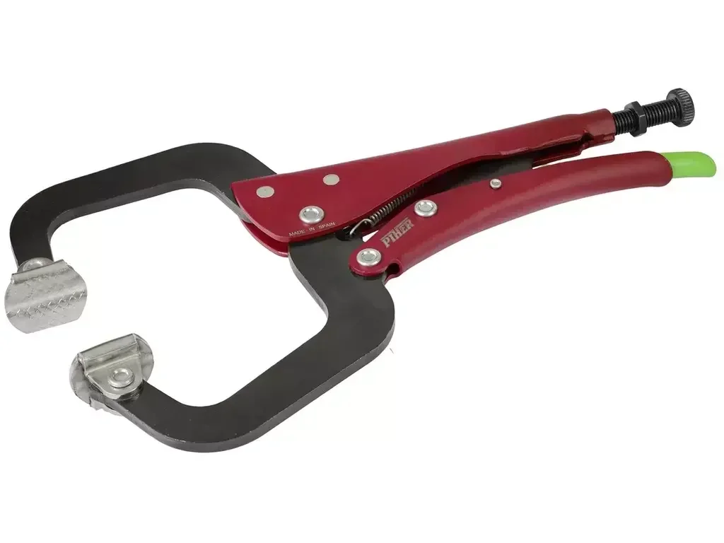 Sargento de banco PIHER Grip 14 pulgadas cabeza giratoria 360° - Ref. 53163