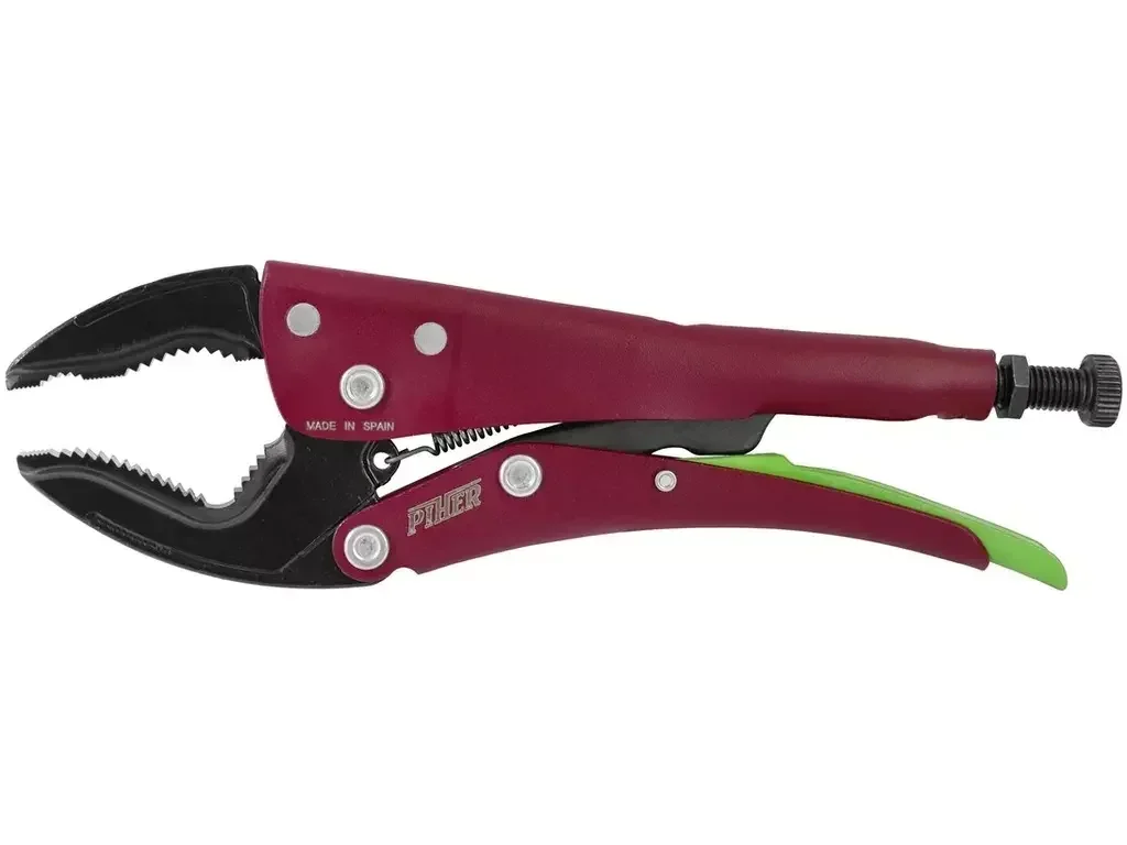 Tornillo de banco PIHER Premium 7 pulgadas 53041 - Mordazas de acero templado con superficies planas y redondeadas