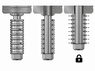 Torno de mesa PIHER TCP Ø 28 mm 19124 - Perno de sujeción rápida mesa de soldadura