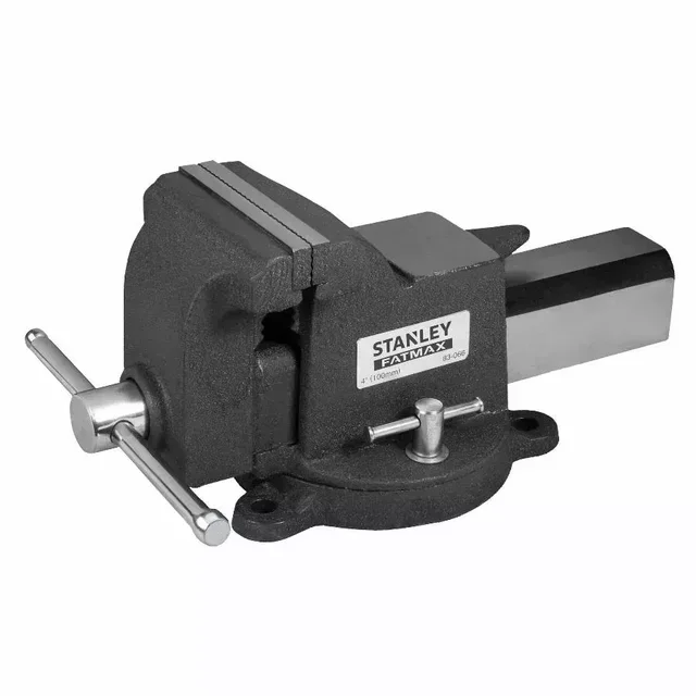 Stanley 1-83-066 100mm Cast Iron Bench Vise Heavy Duty
