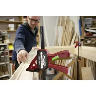 Piher Quick Extra 125 cm Bar Clamp - 150 kg Quick Release - Reversible Nylon Steel