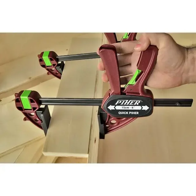 Piher Quick Extra 125 cm Bar Clamp - 150 kg Quick Release - Reversible Nylon Steel